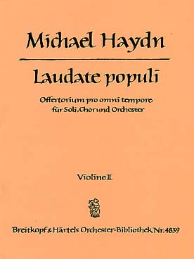 Illustration de Laudate populi - violon 2