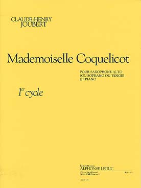 Illustration de Mademoiselle Coquelicot pour saxophone alto ou soprano ou ténor et piano
