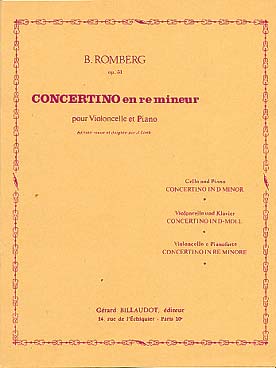 Illustration de Concertino op. 51 en ré m