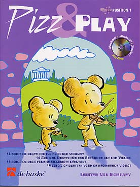 Illustration de PIZZ AND PLAY : 14 solos ou duos en 1re position de Van Rompaey