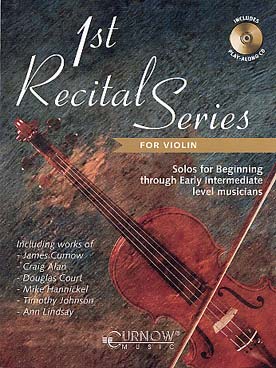 Illustration first recital series avec cd violon