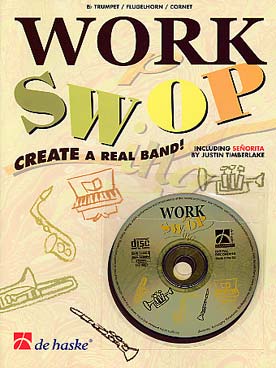 Illustration de WORK SWOP : 6 morceaux à 3 parties de Fons van Gorp, avec CD play-along
