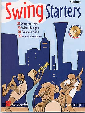 Illustration de SWING STARTERS : 20 exercices swing de Erik Veldkamp, avec 2e et 3e parties optionnelles