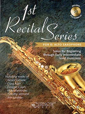 Illustration first recital series avec cd saxophone