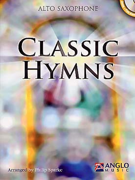 Illustration classic hymns avec cd saxophone