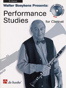 Illustration performance studies avec cd clarinette