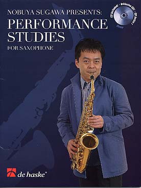 Illustration performance studies avec cd saxophone