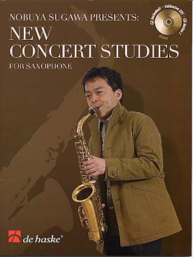 Illustration de NEW CONCERT STUDIES : 15 études présentées par Nobuya Sugawa, avec CD