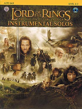 Illustration de Le SEIGNEUR DES ANNEAUX : 11 extraits des 3 films (saxo alto)