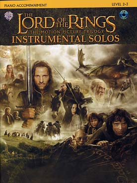 Illustration de Le SEIGNEUR DES ANNEAUX : 11 extraits des 3 films - accompagnement piano