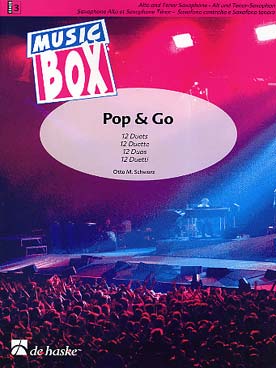 Illustration de Pop & go : 12 duos pour saxophone alto et saxophone ténor
