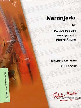 Illustration de Naranjada (tango) pour ensemble à cordes et piano