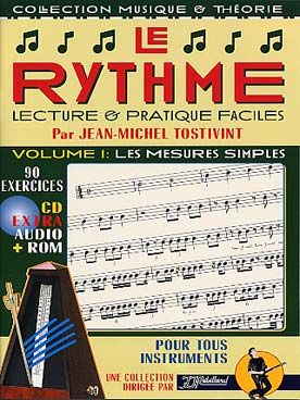 Illustration de Le RYTHME : lecture et pratique facile avec CD/cédérom inclus - Vol 1 : les mesures simples