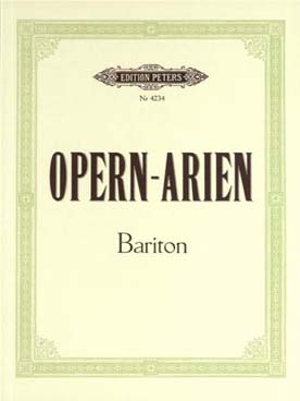 Illustration opernarien baryton (30 airs)