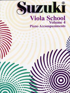 Illustration de SUZUKI Viola School - Vol. 4 accompagnement piano