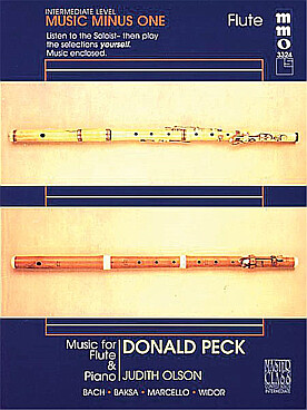 Illustration de Intermediate flute solos - Vol. 2 (Donald Peck)