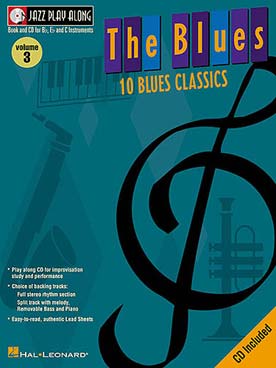 Illustration jazz play along vol. 3 : blues classics
