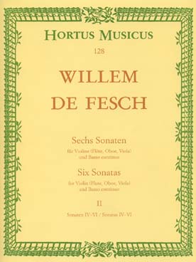 Illustration de 6 Sonates pour violon ou flûte ou hautbois ou alto et basse continue - Vol. 2