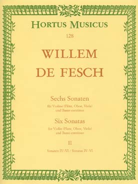 Illustration de 6 Sonates pour violon ou flûte ou hautbois ou alto et basse continue - Vol. 2