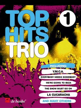 Illustration de TOP HITS TRIO : 14 arrangements pour 3 violons en 1re position