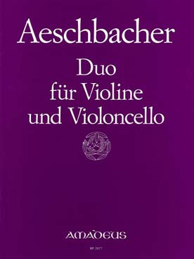 Illustration aeschbacher duo op. 26 violon/violoncell