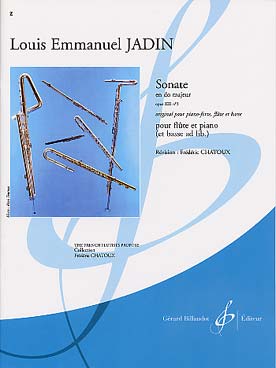 Illustration de Sonates op. 13 pour flûte et piano (et basse ad lib.), rév. Chatoux - N° 3 en do M