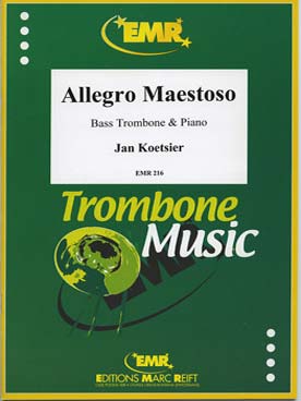 Illustration de Allegro maestoso pour trombone basse et piano