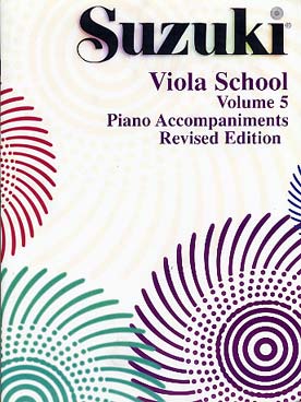 Illustration de SUZUKI Viola School - Vol. 5 accompagnement de piano