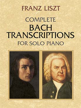 Illustration liszt complete bach transcriptions