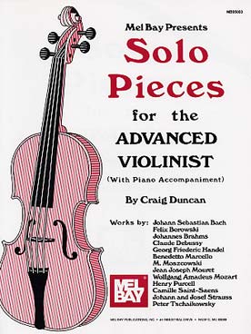 Illustration de Solos pieces for the advanced violinist