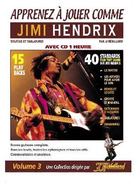 Illustration de APPRENEZ A JOUER COMME avec CD - Vol. 3 : Jimi Hendrix