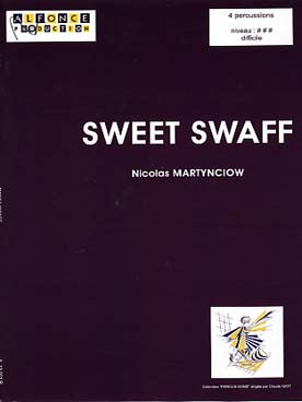 Illustration de Sweet swaff pour 4 percussionnistes