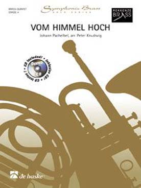 Illustration de Vom Himmel hoch, tr. Knudsvig pour quintette de cuivres (2 trompettes si b, cor en fa ou mi b, trombone, tuba ut ou basse mi b)