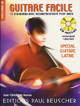 Illustration de GUITARE FACILE : standards (solfège et tablature) avec CD play-along - N° 5 : Spécial latin