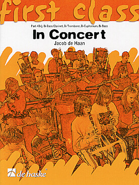 Illustration de First class in concert - Partie 4 en si b clé de sol : clarinette basse/trombone/euphonium/ basse