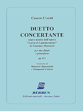 Illustration de Duo concertant sur l'opéra Lucia di lammermoor de Donizetti op. 121