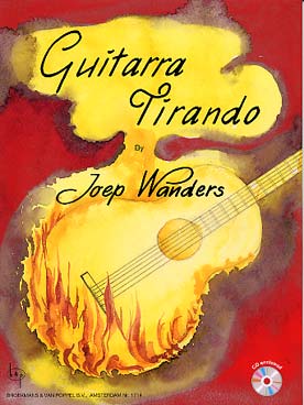 Illustration de Guitarra tirando avec CD
