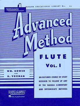 Illustration de Advanced method (traversière et piccolo) - Vol. 1