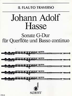 Illustration de Sonate en sol M pour flûte ou hautbois ou violon et basse continue   