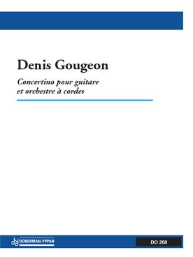 Illustration de Concertino pour guitare et orchestre à cordes - Conducteur (parties séparées en location)
