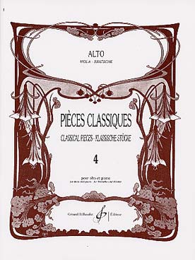 Illustration de PIÈCES CLASSIQUES (Lainé) - Vol. 4 : moyenne difficulté