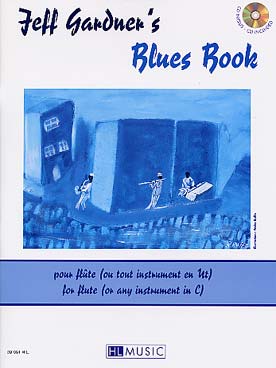 Illustration gardner blues book flute + cd