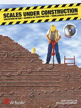 Illustration de GAMMES EN CONSTRUCTION (Scales under construction) : apprendre à jouer toutes les gammes majeures pour trompette, baryton ou euphonium