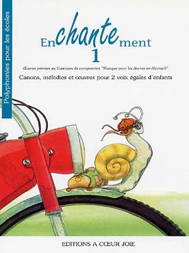 Illustration de Enchantement 1 : canons, mélodies et  œuvres pour 2 voix égales d'enfants