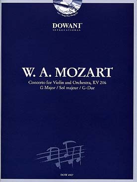 Illustration de Concerto N° 3 K 216 en sol M (avec CD orchestre)
