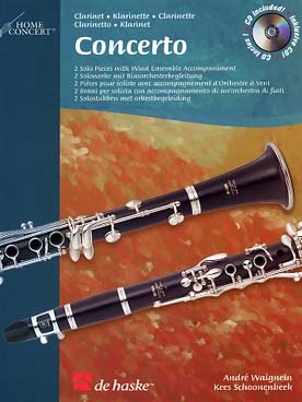 Illustration waignein concerto clarinette + cd