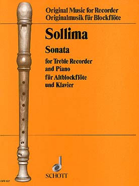 Illustration sollima sonate pour flute a bec alto