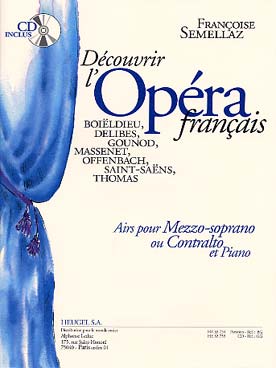 Illustration de DÉCOUVRIR L'OPÉRA FRANÇAIS avec CD d'accompagnement - Mezzo-soprano ou contralto