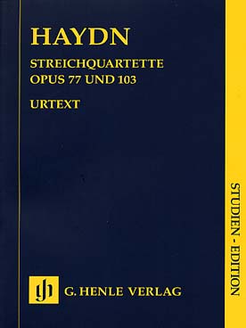 Illustration de Quatuors à cordes op. 77 et 103