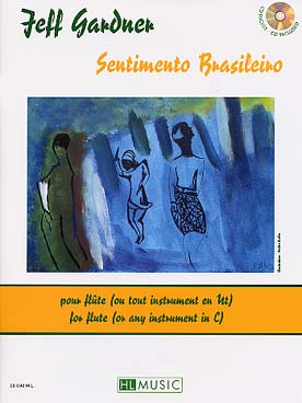 Illustration gardner sentimento brasileiro flute + cd